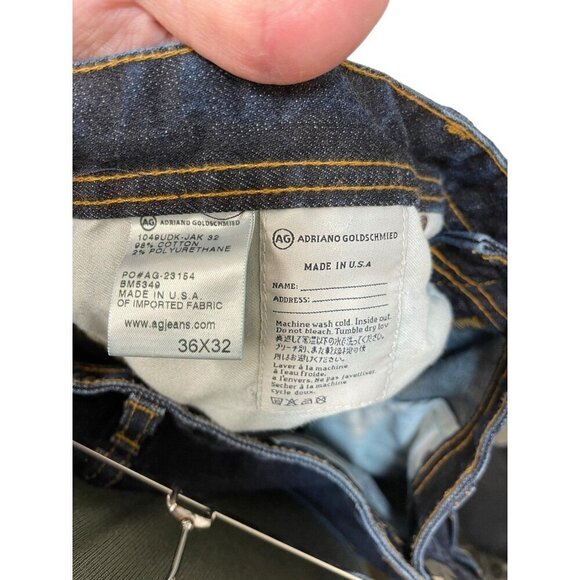 AG Adriano Goldschmied Men's The Protégé Straight Leg Denim Jeans Pants 36x28 - Picture 6 of 11